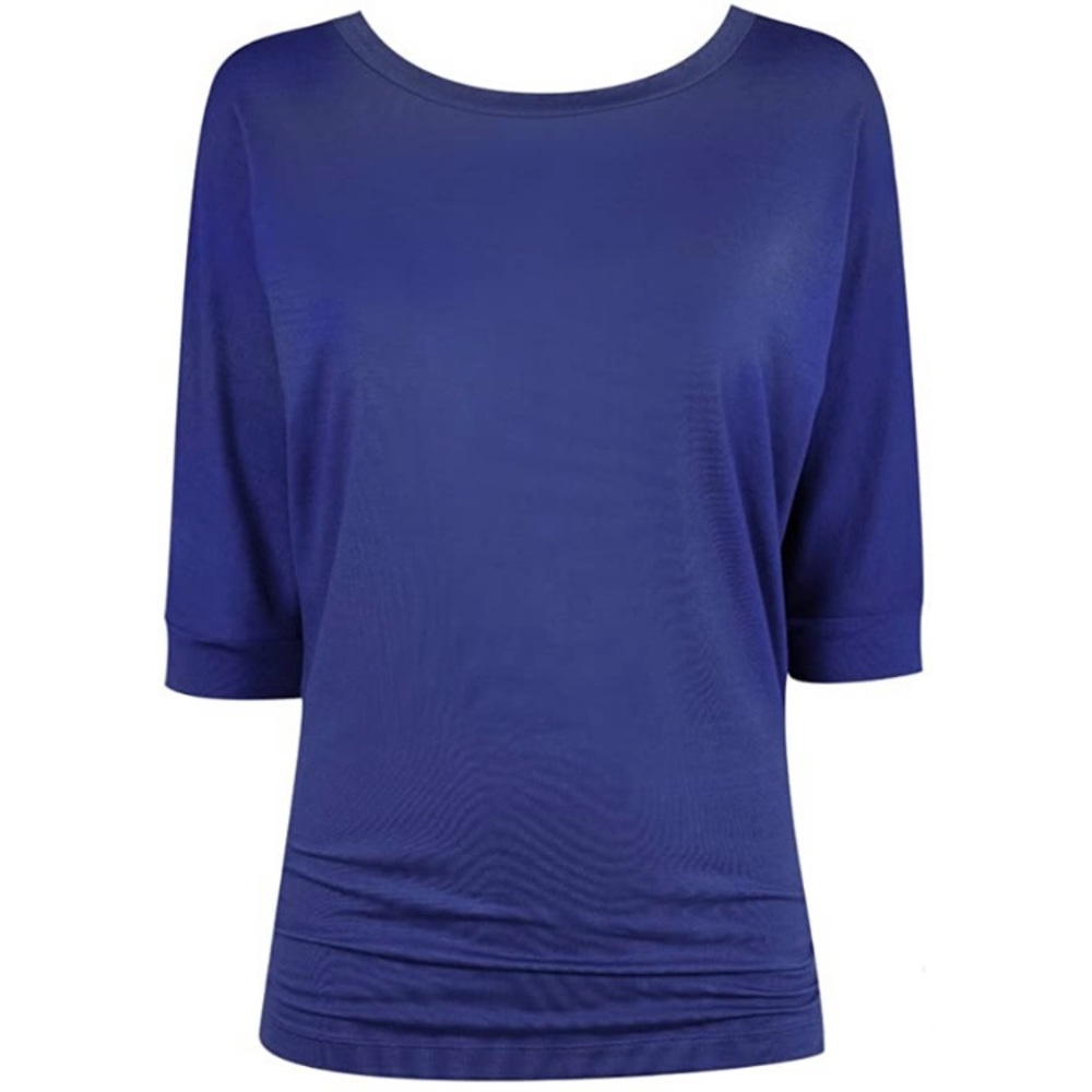 Burke yoga organic bamboo top M in Teal - Picture 8 of 15